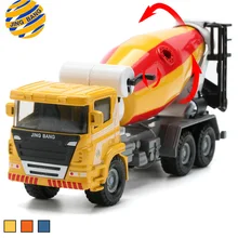 JINGBANG 1: 60 сплав цементный миксер автомобиль игрушка строительство грузовик фургон транспорт творческий автомобиль игрушки для детей подарок на день рождения