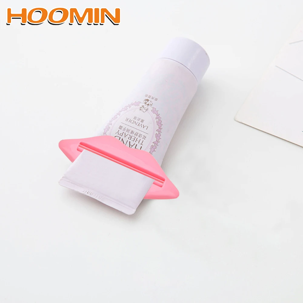 

HOOMIN Gadgets Toothpaste Dispenser Automatic 2Pcs/set Cute Bathroom Products Toothpaste Squeezers Sexy Red Lip Type