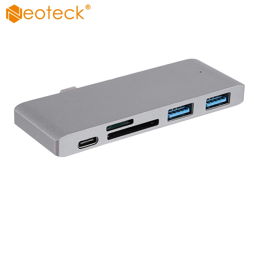 USB концентратор Neoteck 5 в 1 из алюминиевого сплава 10 Гбит/с C 3 0|Кабели VGA| |