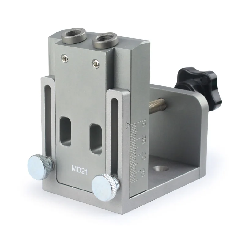 

New Pocket Hole Jig Locator With Step Drill Bit 9mm Screwdriver For Carpenter Woodworking Hardware Tools