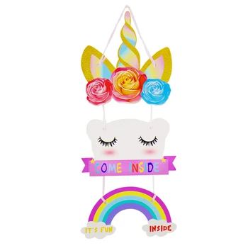 Unicorn party hanging decorations