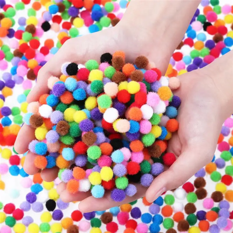2000pcs 10mm Mixed Color Pom Pom Soft Felt Balls Pom Poms Fluffy Balls DIY Crafts Decor For Baby Children Kids Room Decorations 2000pcs 10mm Mixed Color Pom Pom Soft Felt Balls Pom Poms Fluffy Balls DIY Crafts Decor For Baby Children Kids Room Decorations