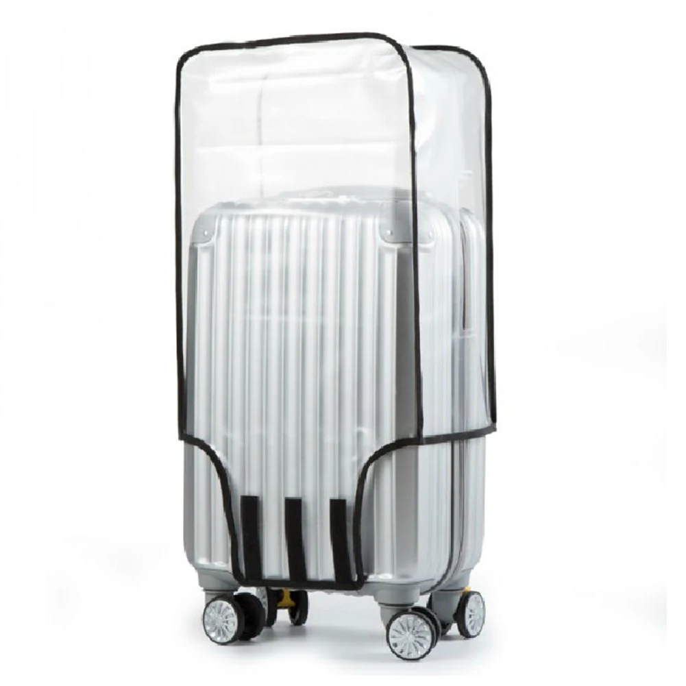 PVC Waterproof Transparent Luggage Cover Suitcase Cover Frosted
