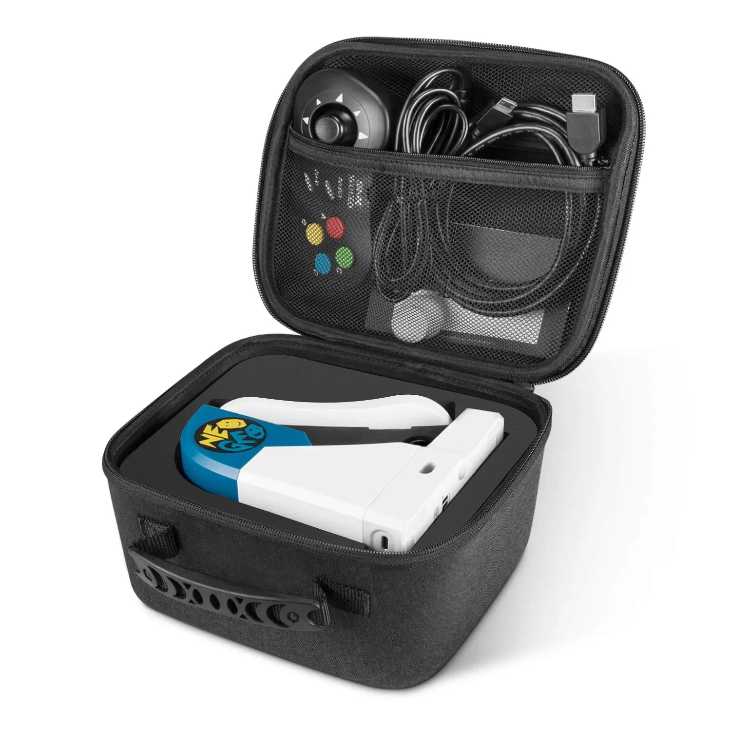

Carrying Case for NEOGEO Mini Hard Travel Carrying Case for NEOGEO Mini Console, two Controllers, Type C Cable and HDMI Cable