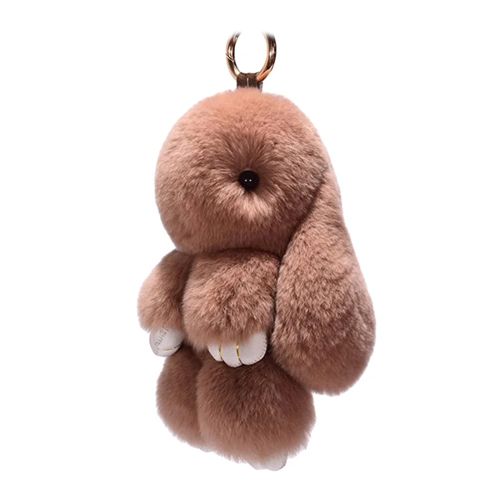 

Adorable Portable Exquisite Cute Fashion Rabbit Keyring Plush Soft Rabbit Keychain Key Holder for Bag Cellphone Decoration Car