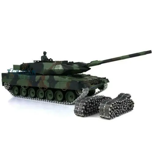 

Henglong 1/16 Scale 6.0 Generation Infrared Fighting Leopard2A6 RTR RC Tank 3889 W/ 360 Turret Rotate Metal Tracks