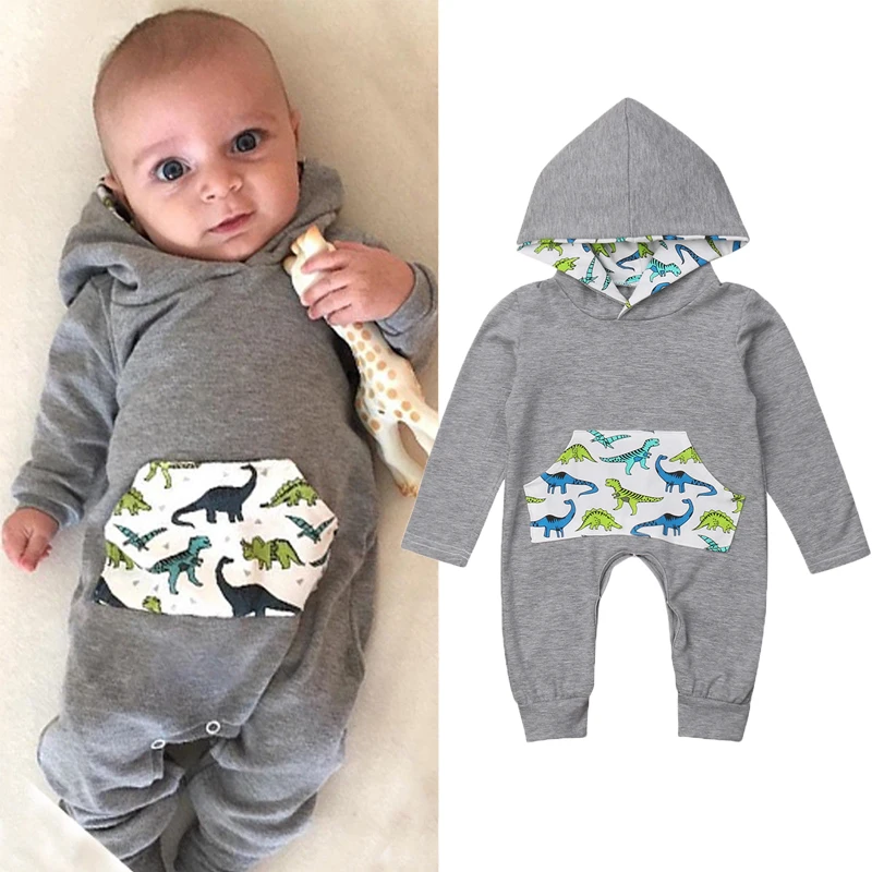 0 24M Newly Autumn Infant Cute Pretty Infant Baby Boys Girls Romper