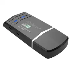 N300 Беспроводной-N Беспроводной Сеть USB 2,0 адаптер Blue Wi-Fi Dongle 2,4 GHz прибл. 0,37 унций/11g 300 Мбит/с
