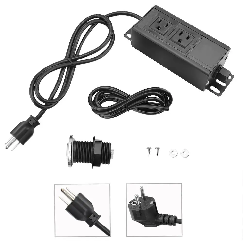 

ABS Garbage Disposal Sink Top Air Switch Kit US Plug 110V