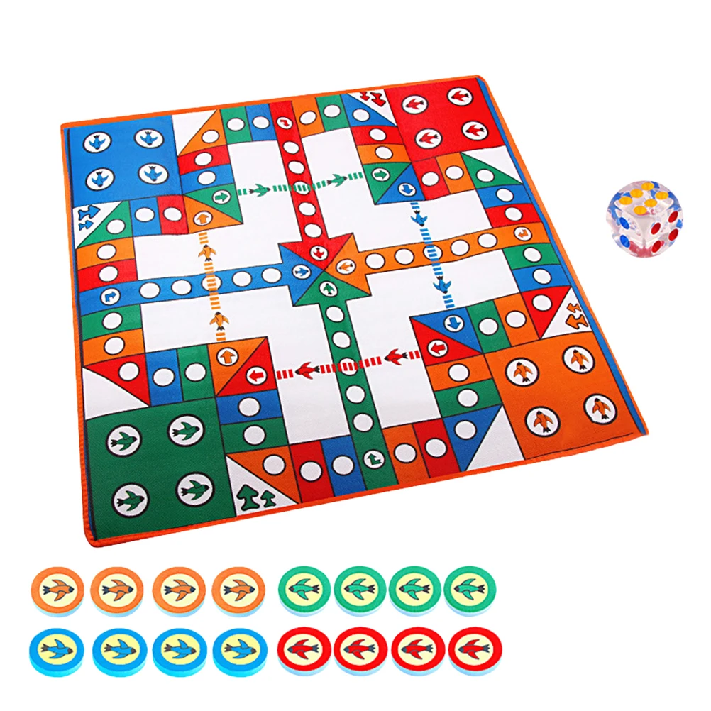 

Flying Chess Carpet Crawling Mat Parenting Game Baby Child Early Education Puzzle Chess Toy Soft Bubble Four Player Board Game