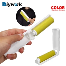 DIYWORK пушистый пылеуловитель пылесборник с крышкой щетка для удаления пыли для шерстяных листов одежда для волос моющаяся случайный цвет