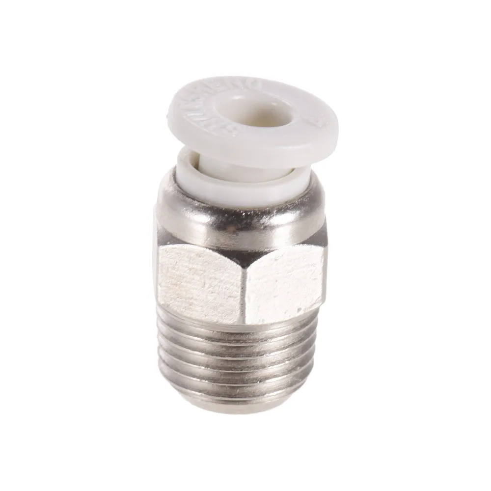 

Creality 3D PC4-M10 Male Straight Pneumatic Tube Push Fitting Connector for CR-10 Series / Ender-3 Bowden Extruder 3D Printer