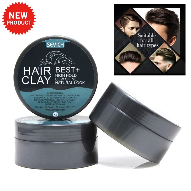 80g Hair styling Wax Natural Matte Hair Styling Clay Mud for Men Strong  Hold Hairstyle Long Lasting Stereotype Hair Mud TSLM1 - AliExpress Beauty &  Health