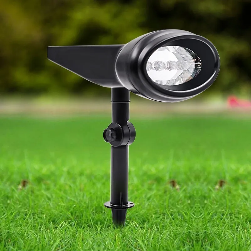 

DCOO 3.7V Solar 4LEDs Integrated Lawn Spotlights & Wall-mounted Wall Light Integration Waterproof Outdoor Garden Yard Lighting