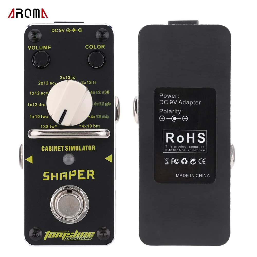 

AROMA ASR-3 Shaper Cabinet Simulator Mini Single Electric Guitar Effect Pedal with True Bypass