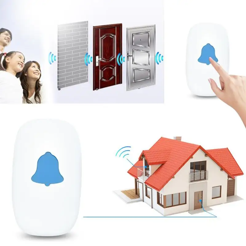 52 Chime Wireless Doorbell Household Safety Intelligent Induction Alarm 52 Chime Wireless Doorbell Household Safety Intelligent Induction Alarm