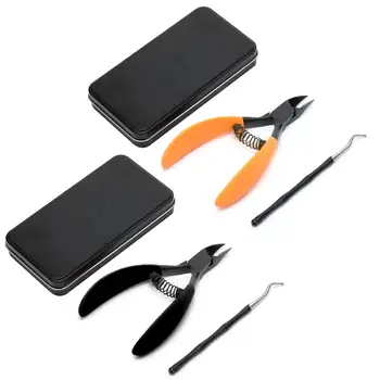 

2Pcs/Set Professional Toenail Care Tool Ingrown Toenail Clipper Cuticle Nipper Kit