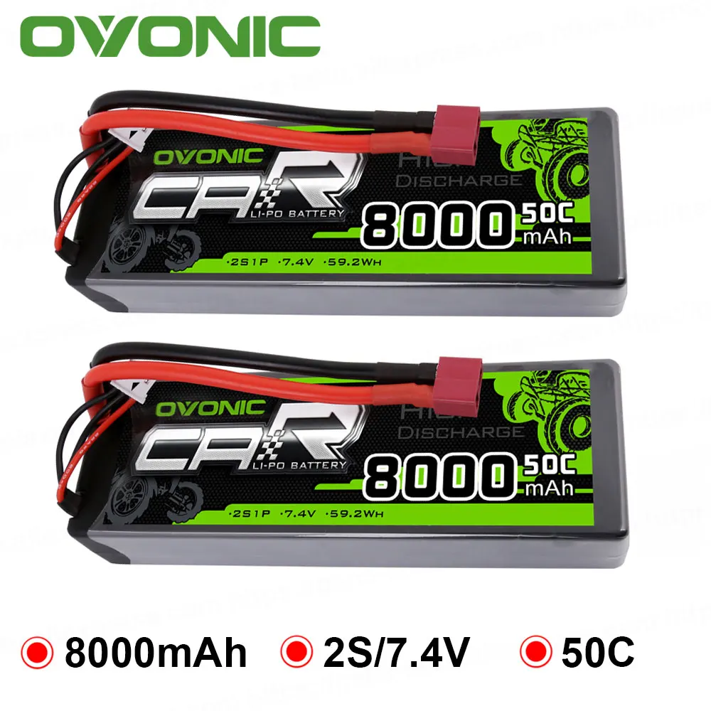 Ovonic 6000mAh 4S 14.8V 50C Lipo Battery Deans Plug For RC Helicopter Airplane