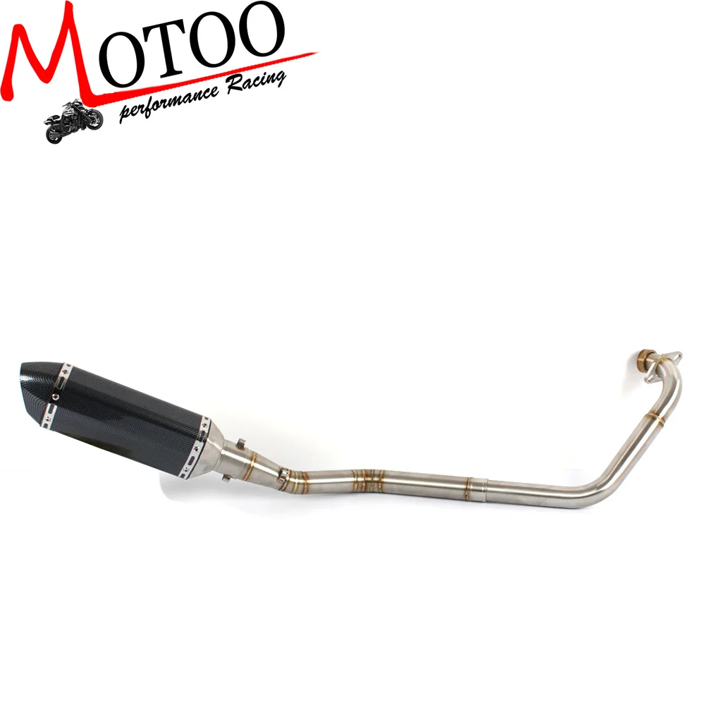

Motoo - Modified Exhaust Muffler with Full System Connecting pipe for YAMAHA YZF R15 MT-15 2008-2017 Slip-On