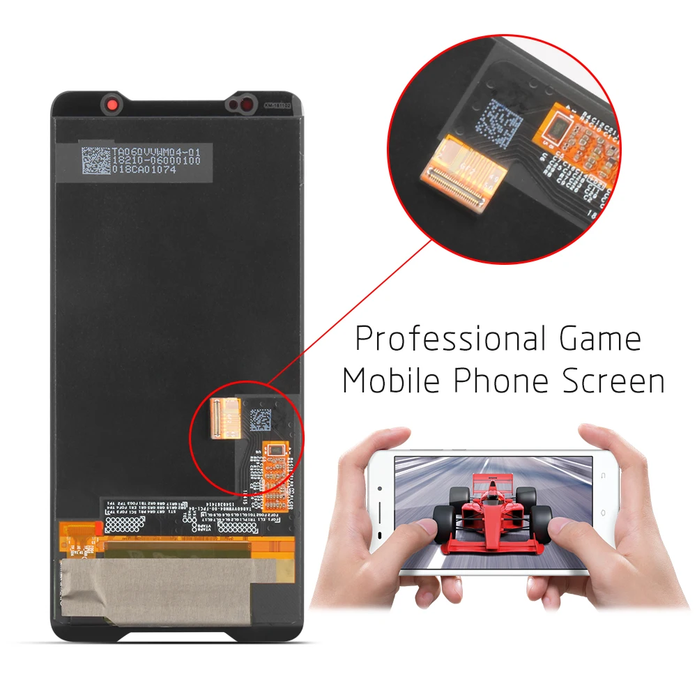 Srjtek для Asus ROG Phone ZS600KL Z01QD ЖК дисплей + сенсорный экран дигитайзер стекло в сборе