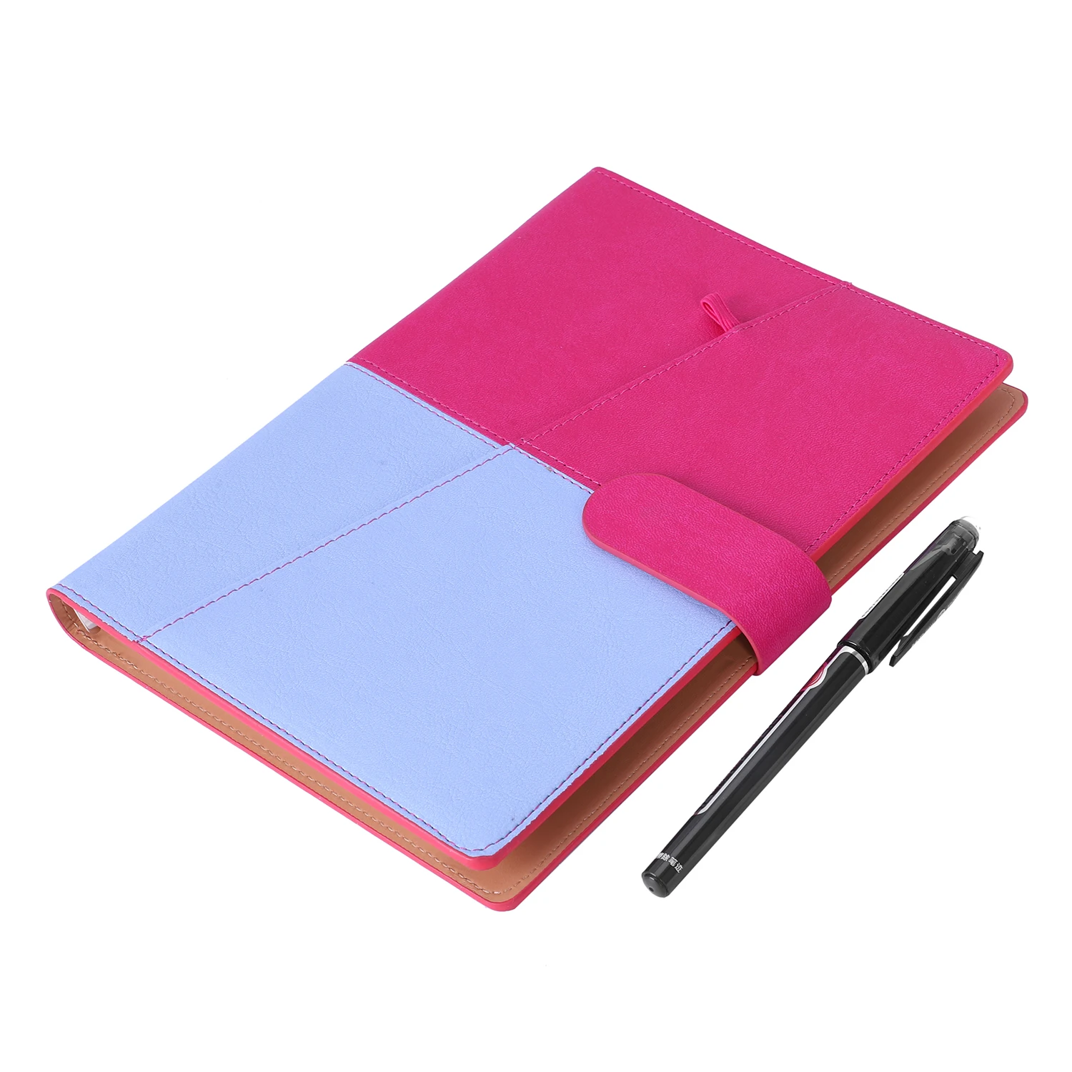 

Erasable Reusable Smart Notebook PU Leather Hardcover Sketch Pads APP Storage Available with 1 Erasable Pen Perfect for Students