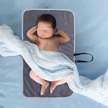 Складной Пеленальный Коврик для новорожденных, водонепроницаемый, Узорчатая пеленка для младенцев, дорожный переносной пол, игровые коврики, подгузники, уход за сменой