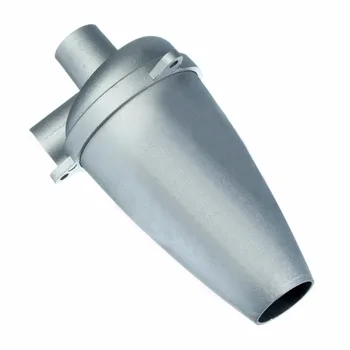 

New Silver Cyclone Dust Filter Aluminium Cyclone Dust Separator Collector Vacuums Cleaner For Steel