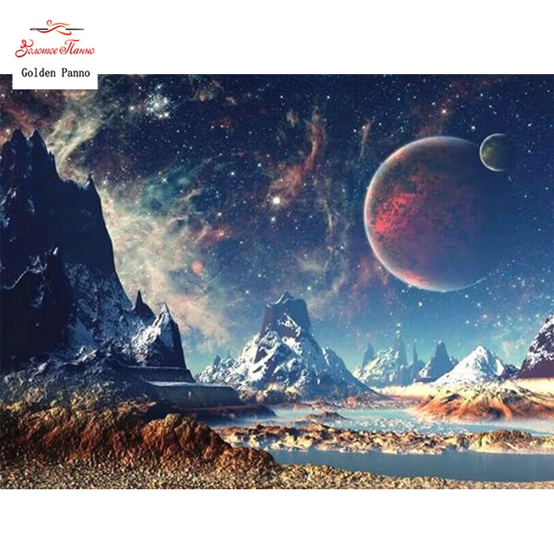 Алмазная картина GOLDEN PANNO полноразмерная 5D Вышивка сделай сам вышивка стразами