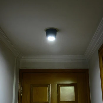 

LED Motion Sensor Light 9Leds Waterproof Wireless wall lamp Battery Operated 360Degrees Ceiling Mount DA
