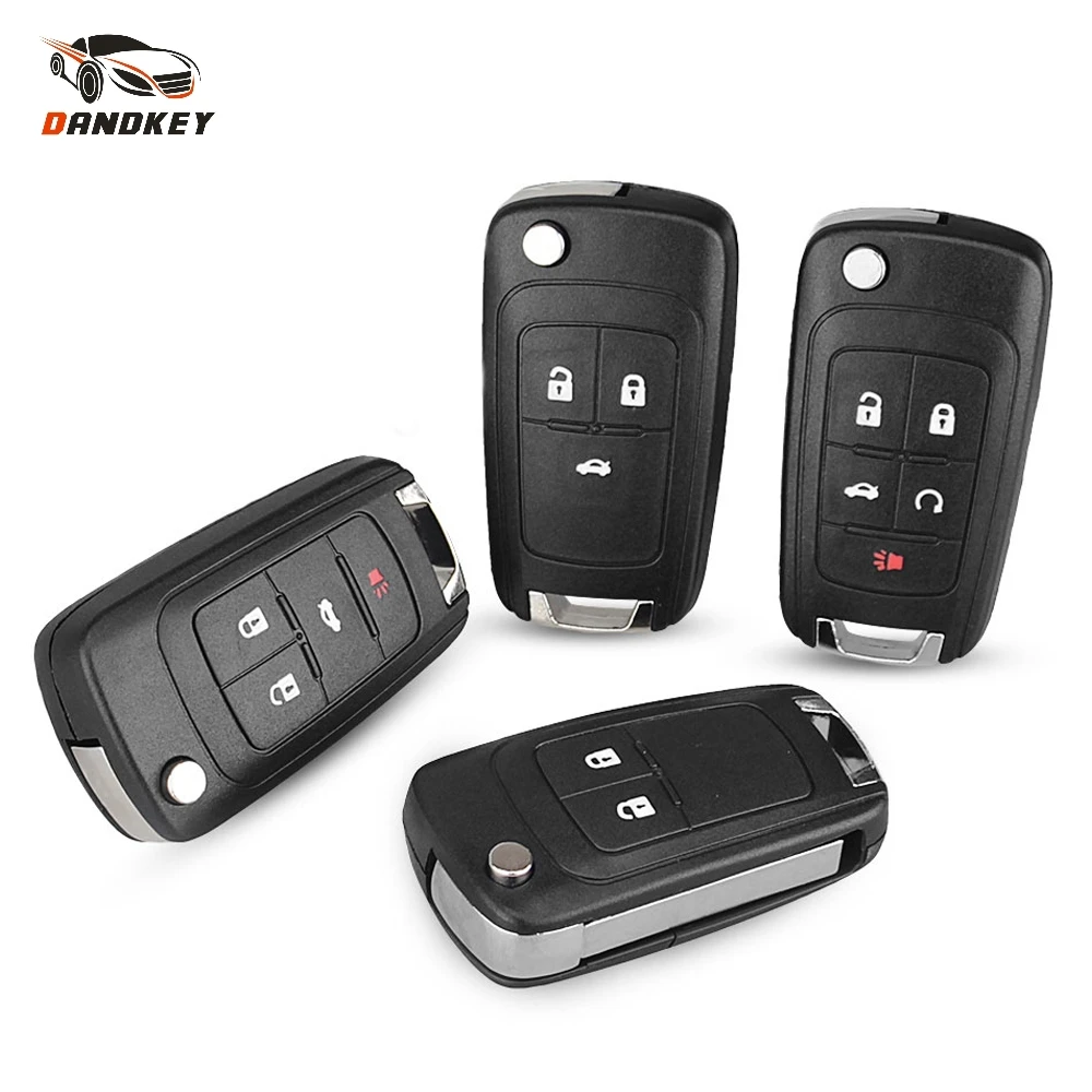 

Dandkey 2/3/4/5 Button Car Remote Key Shell Case For Opel Vauxhall Insignia Astra Zafira For Chevrolet Cruze Buick HU100 Blade