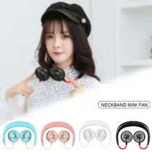 Новейший usb-кабель светящийся халтер вентилятор инновационный студенческий портативный USB Перезаряжаемый вентилятор# 4O