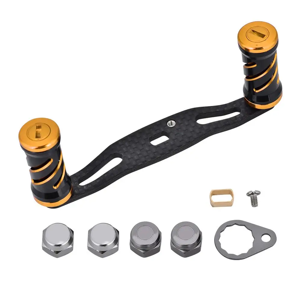

Carbon Fiber Baitcasting Fishing Reel Handle Fishing Reel Knob Trolling Rocker Spinning Reel Left Right Handle Crank Accessory
