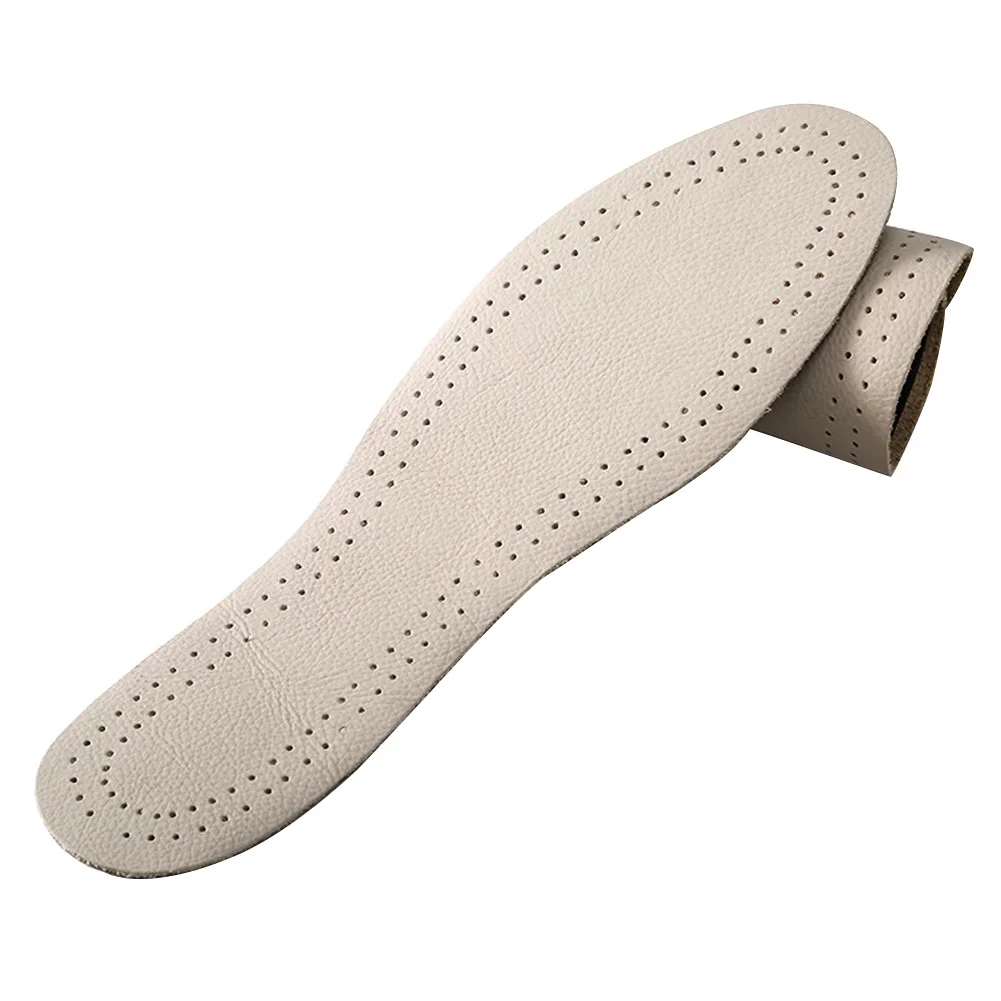 

Deodorize Outdoor Sports Shoes Insoles Boots Replacement Insoles Leather Insert Cushion Shoe Pad #15