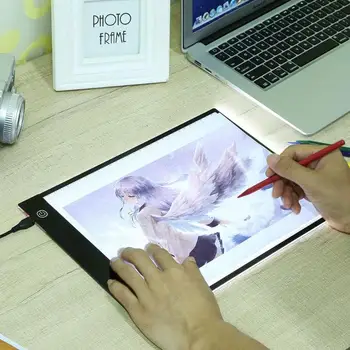 

Digital A4 led Graphic Tablet for Drawing Sign Display Panel Luminous Stencil Graphic Artist Thin Art Stencil Drawing Board Ligh