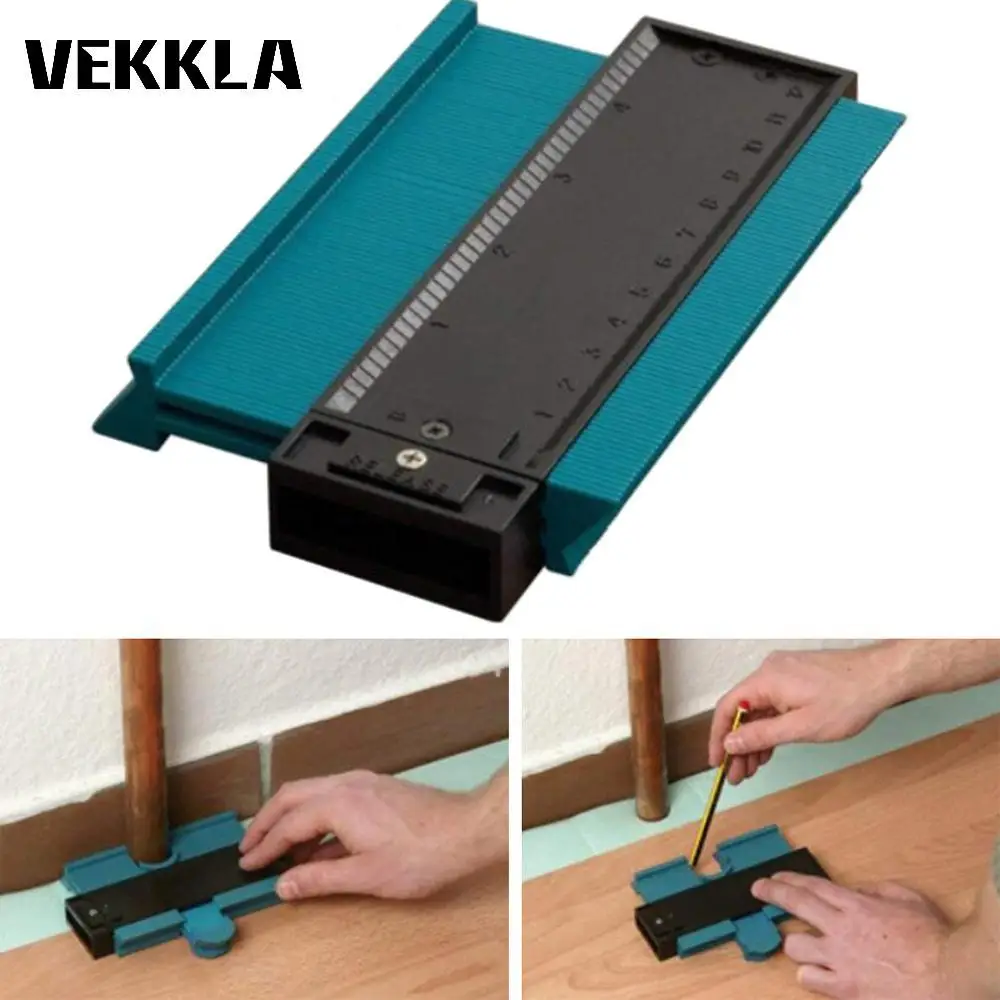 

4 inch/120 mm Template Curvature Scale Ruler Irregular Contours Gauge Arc Ruler Contours Copy Universal Laminate Profile Gaug