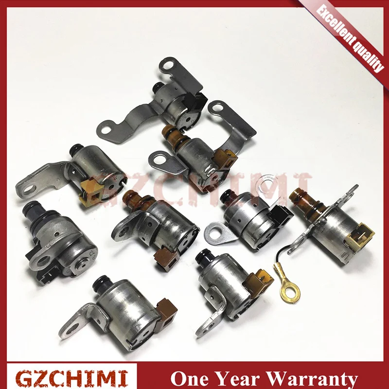 JF506E 09A 5F31J 9 Piece Kit Remanufactured Transmission Shift Solenoid Gearbox Kit For VW Jaguar Land Rover JF506E 09A 5F31J