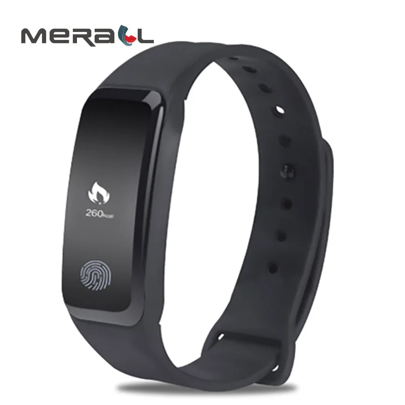 

Blood Pressure Monitor Waterproof Smart Bracelet Waist Heart Rate Sport Watch Digital Black Health Care Oximeter Portable Device