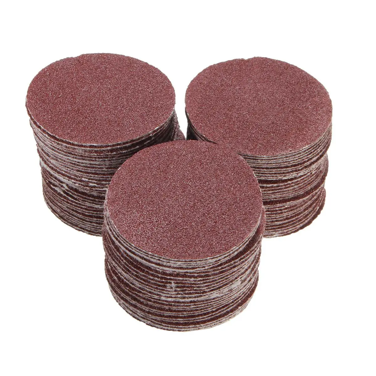 100pcs 80 Grit Sand Discs Sandpaper Kit 50mm Polishing Pad Sanding