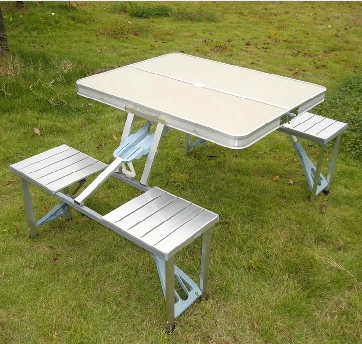 

Quality Goods Aluminium Fold And Chairs Outdoors Portable Exhibition Propaganda Stall Table