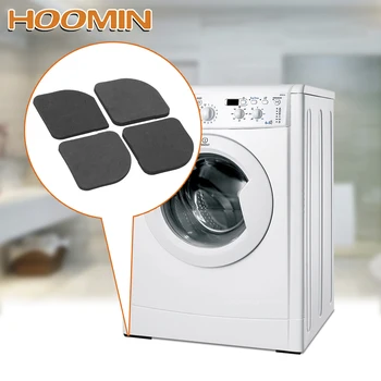 

HOOMIN Anti-Vibration Pad Mat for Foot of Furniture Cabinet Refrigerator Drawer Shelf Liners Shock Proof 4pcs/set