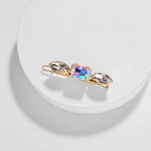 Красочные Большой Хрустальный цветок зажим для волос контакты Для женщин девочек BB роскошные свадебные заколки аксессуары для волос