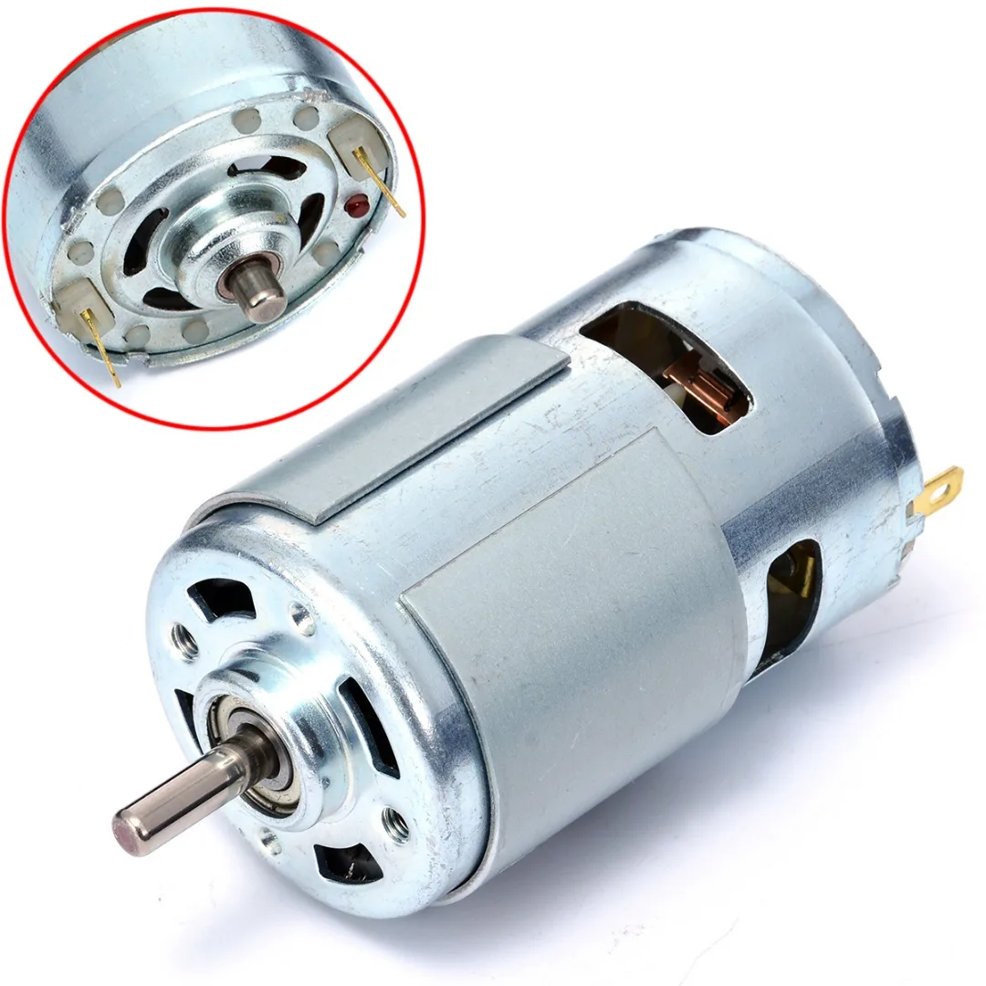 

7000 RPM 12V -36V Low Noise 775 Motor High-Power 775 DC Large Torque Motor Ball Bearing Tools Mayitr Power Tools