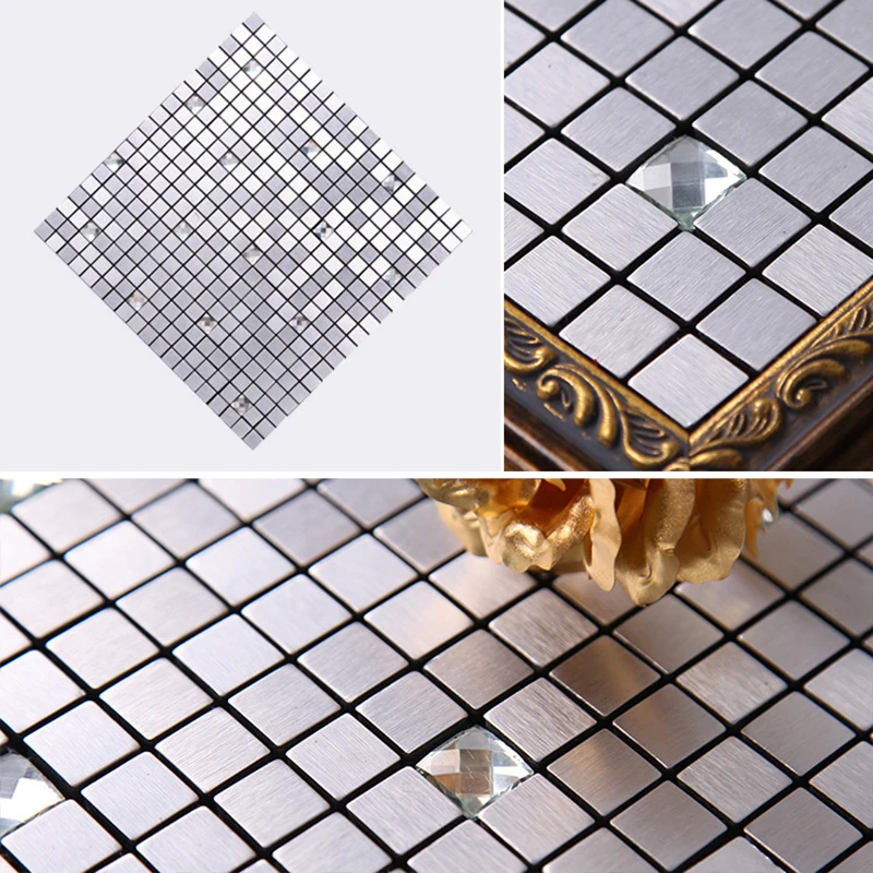 

1xSelf Adhesive Mosaic Backsplash Sticker Decal Kitchen Peel Stick Wall Tile Use