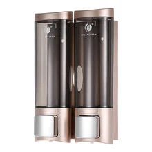 Chuangdian настенный ручной дозатор мыла двойной жидкий шампунь дозатор-гель для душа шампанское