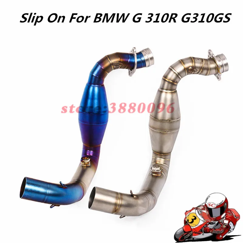 

Motorcycle Exhaust Middle pipe for BMW G310R without exhaust slip on full system link pipe