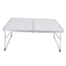 Ourdoor Пикник складной столик для кемпинга Ноутбук Настольная подставка ПК ноутбук кровать лоток(белый