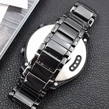 

100% Full Ceramic 20-22mm Watch Band Straps For Huawei Watch 2 Wrist Bracelet For Samsung Gear S3 S2 Gear Sport Watchbands Blet