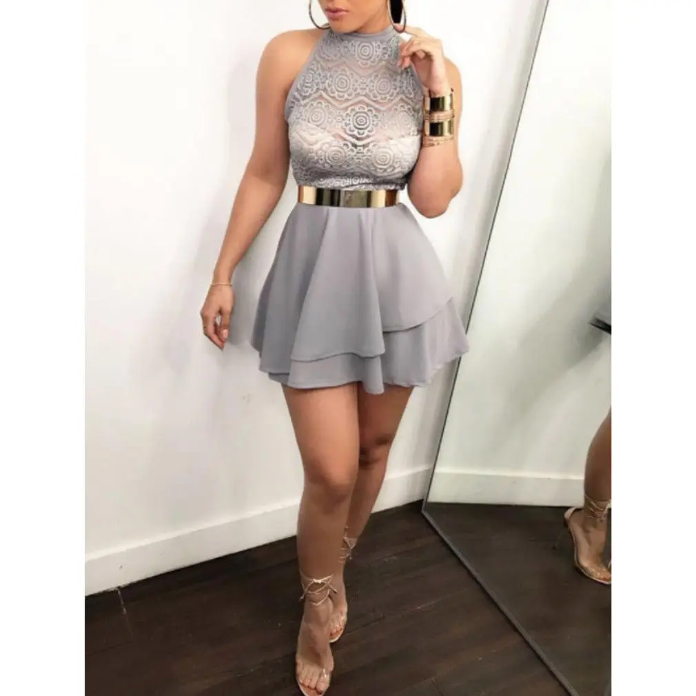 

New summer Sexy High Slit Peplum Slim hollow out Bodycon Elegant A-line Dress Female O neck Long Sleeve Dress Vestidos