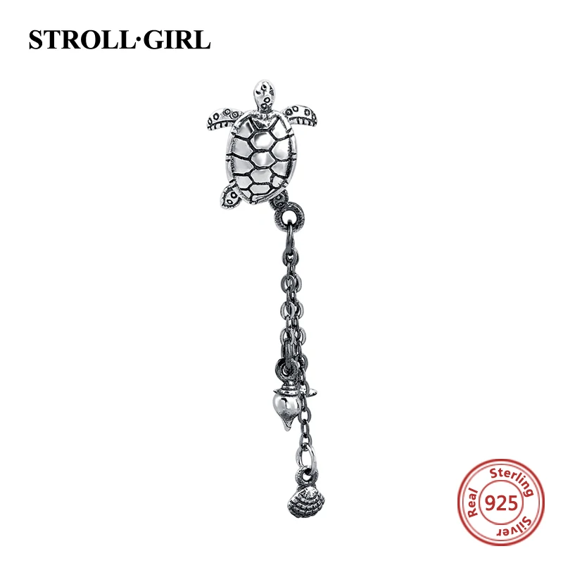 

Original 1:1 925 sterling silver european animal tortoise bead Fits European Pandora Charms Bracelet jewelry high quality