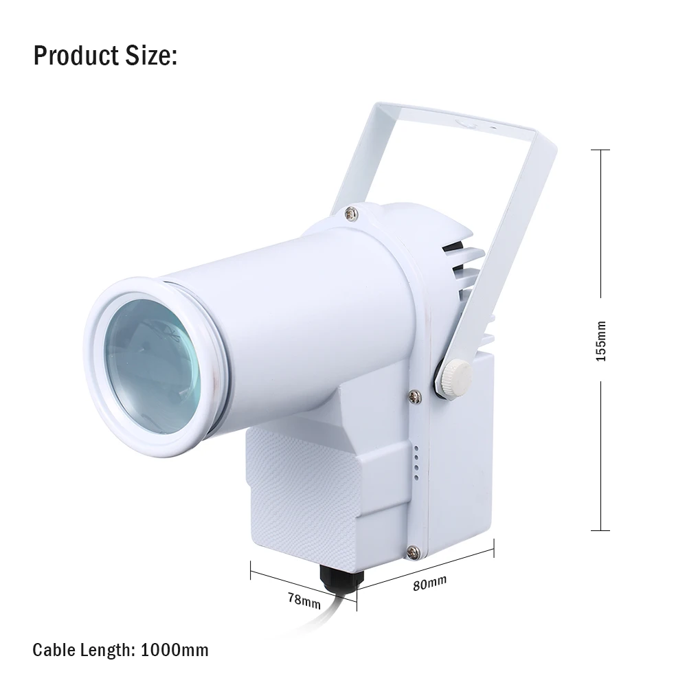 Вечеринка диско DJ 15 Вт RGB LED Мини точечная лампа для сцены осветительный прибор